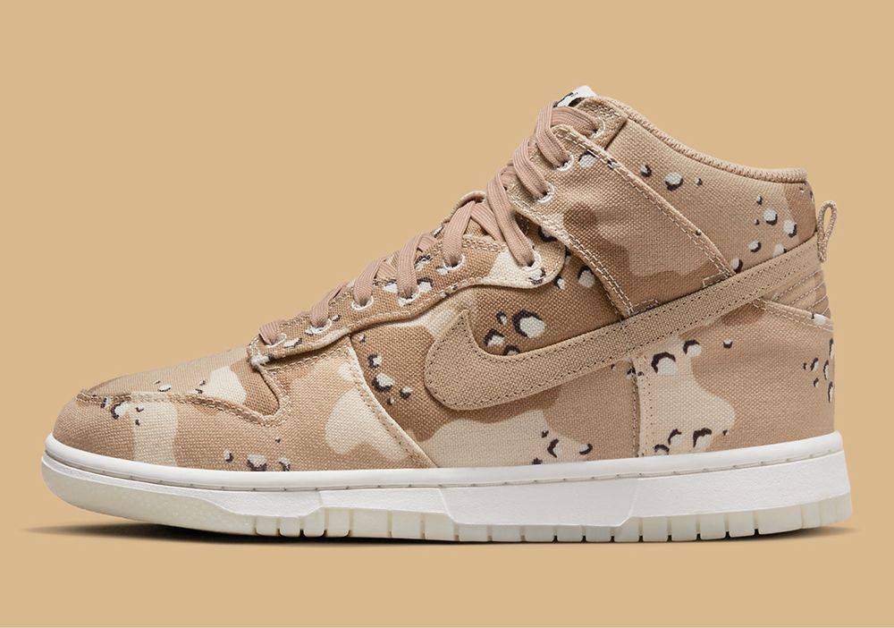 Кросівки хайтопи Nike DUNK HIGH Beige DX2314-200