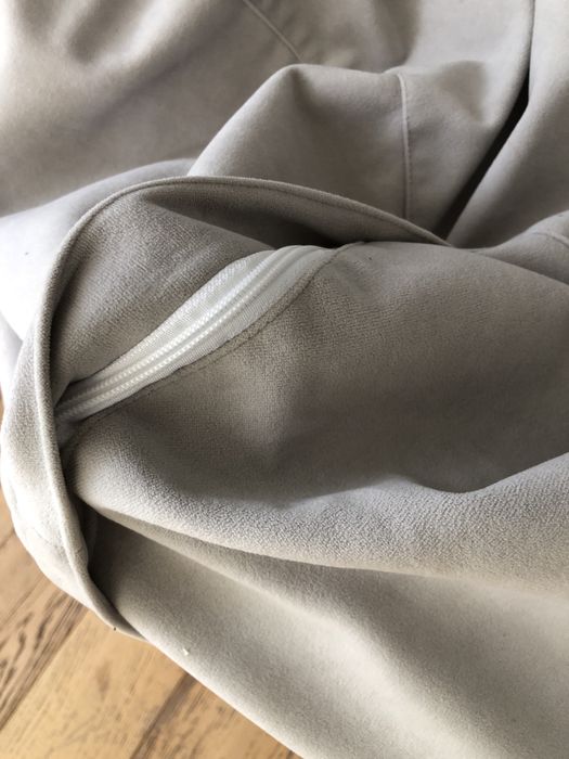 Jasnoszara Pufa Worek Sako Plusz XXL