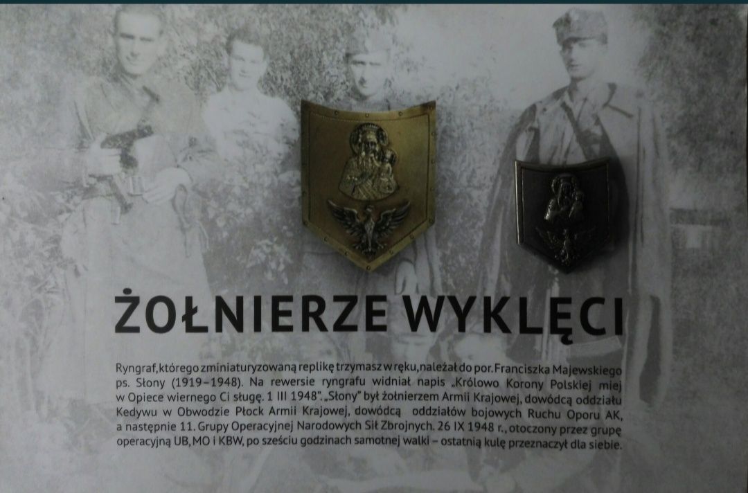 Przypinka Ryngraf Żołnierzy Wyklętych
