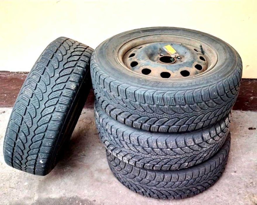 Резина зимова  195/65/ R15 ,91 Bridgestone Blizzak з дисками Т4x108