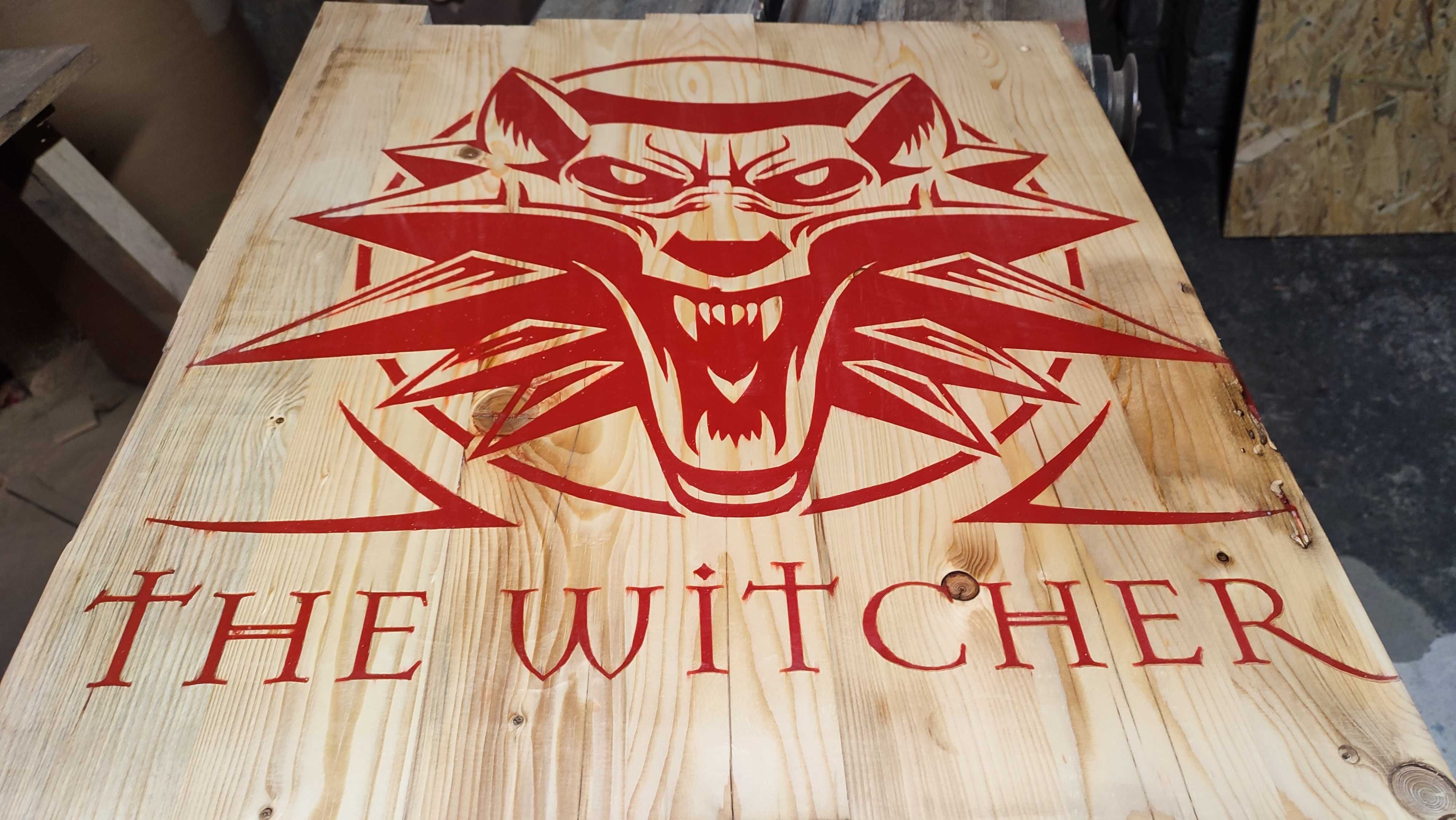 Wiedźmin The Witcher Logo prezent Kat Alien CNC Mandala