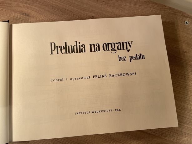 Preludia na organy bez pedału