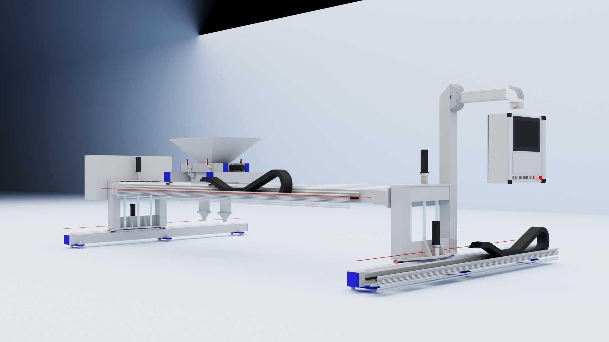 3D Будівельний Принтер Surfer 3 з Подвійним Ектрудером