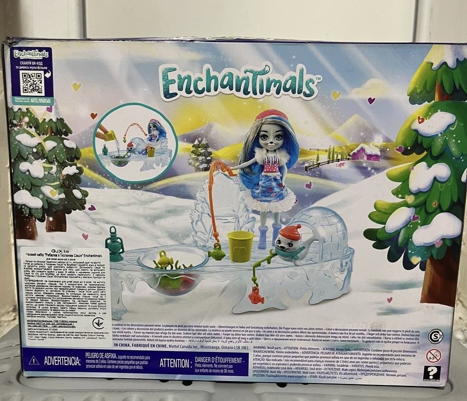 Игровой набор Enchantimals Рыбалка с Тюленем Саше