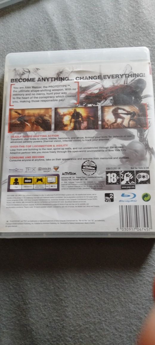 Gra Prototype 3 ps3
