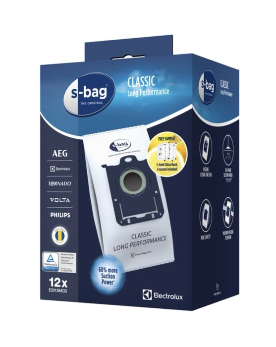 Мешки пылесборники для пылесоса Electrolux 12ш Philips FC8021/03 S-Bag
