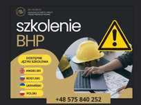 Szkolenia BHP online i stacjonarne, BHP po angielsku, ukraińsku