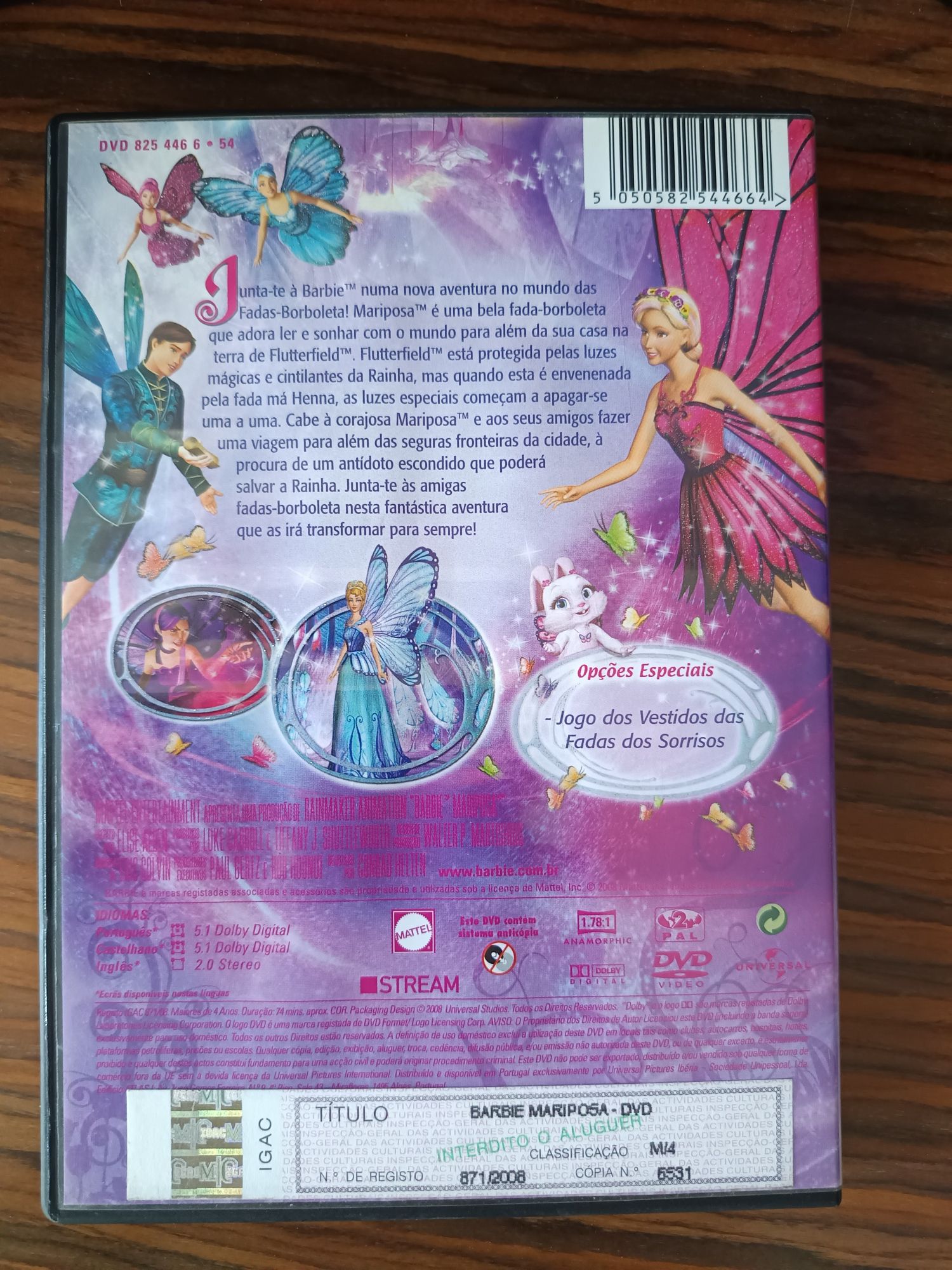 DVD Barbie mariposa