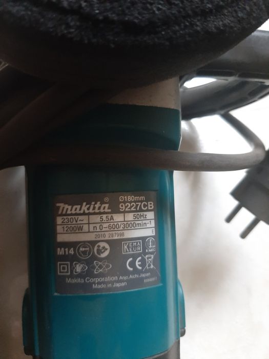 Makita 9227 CB Шлифмашина полировальная ОРИГІНАЛ