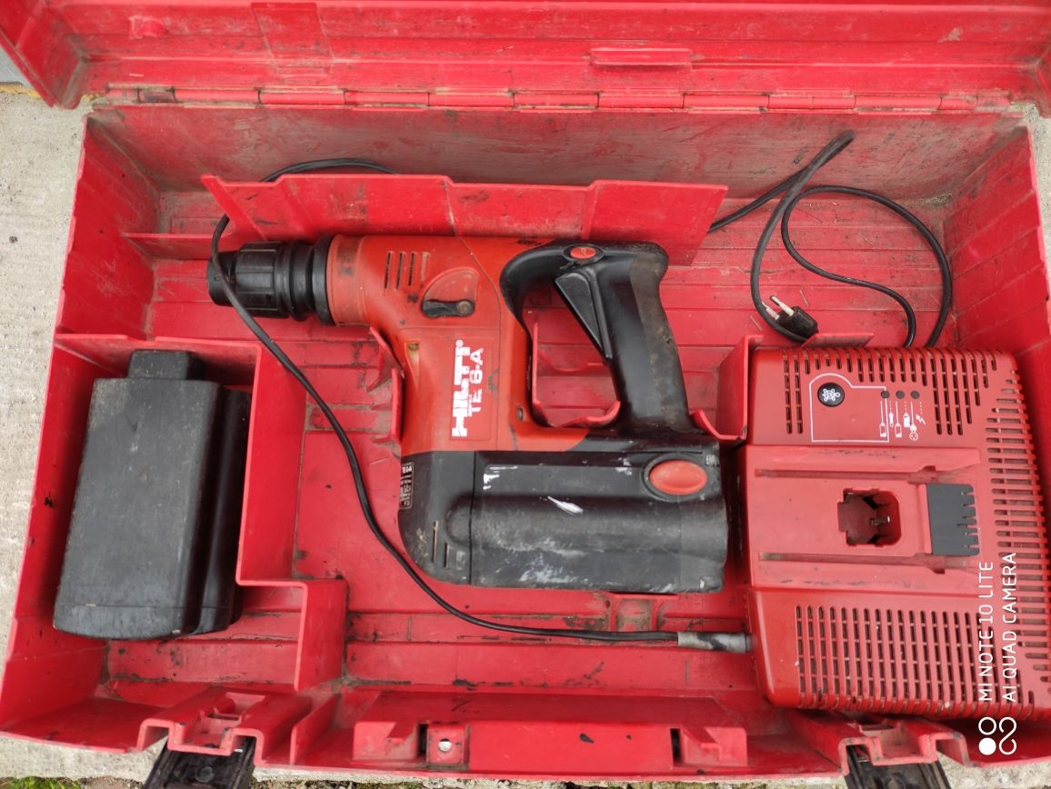 Młotowiertarka Hilti TE 6-A bateria ładowarka