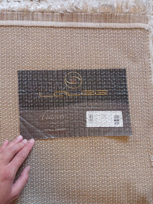 Килим 2×3 бежевий ворсовий