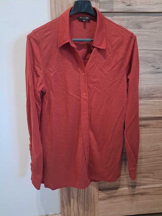 Koszula damska Massimo Dutti, lyocell i wełna, r. S