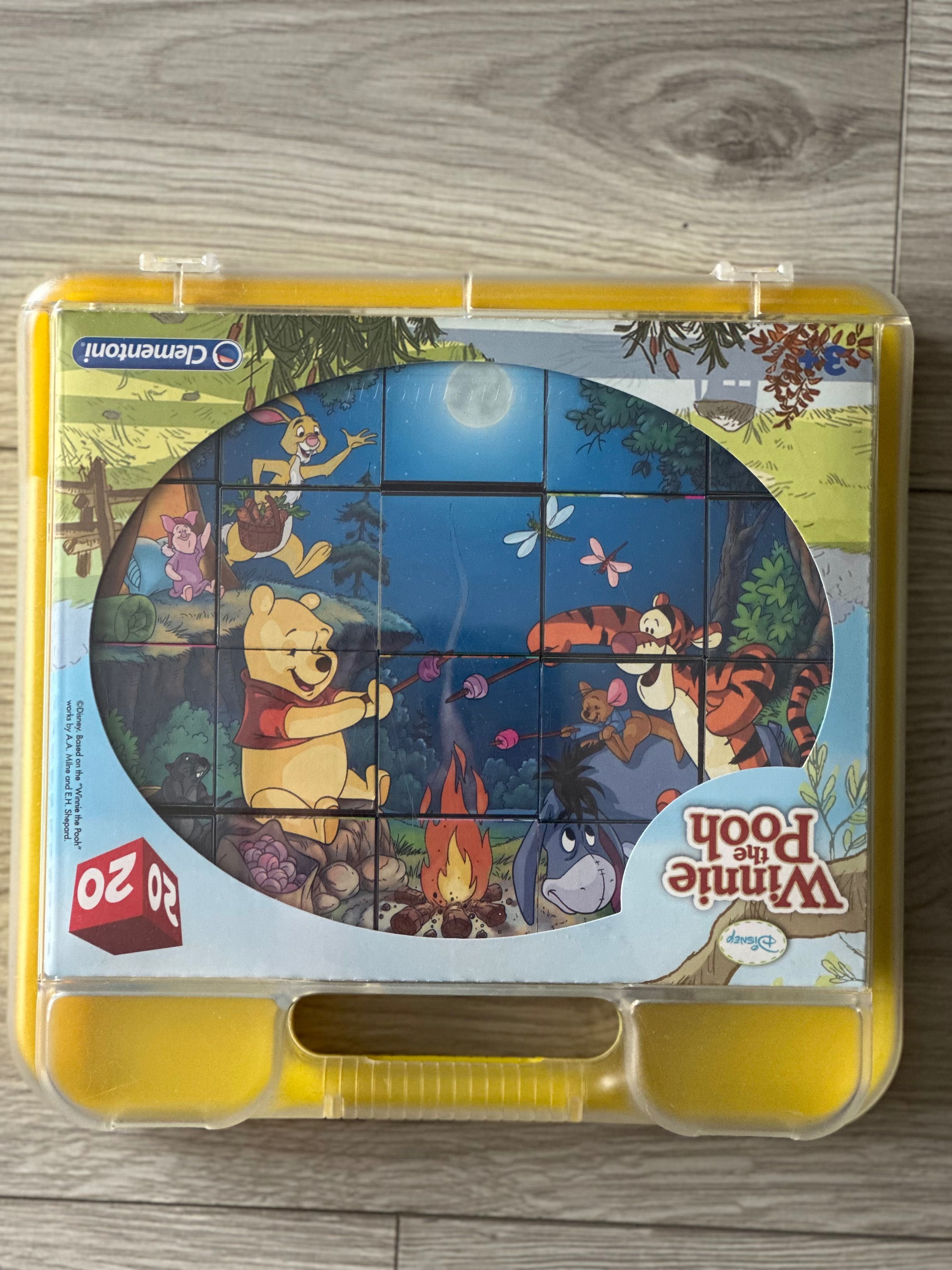 Gra memory dinozaury i klocki puzzle Kubuś puchatek