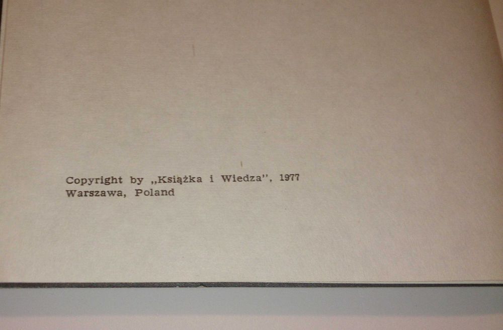 Maksymilian Berezowski „Bóg kocha Amerykę”, KiW, 1977 (Książka)