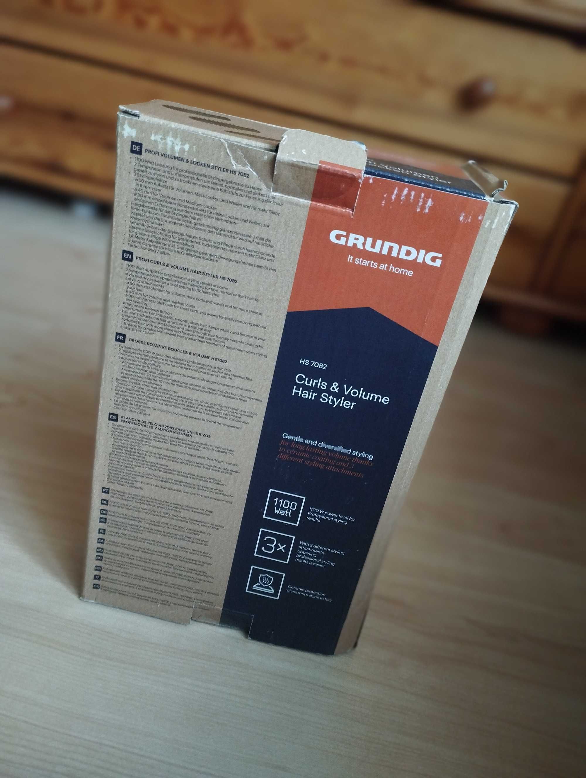 Lokówko suszarka szczotka grundig