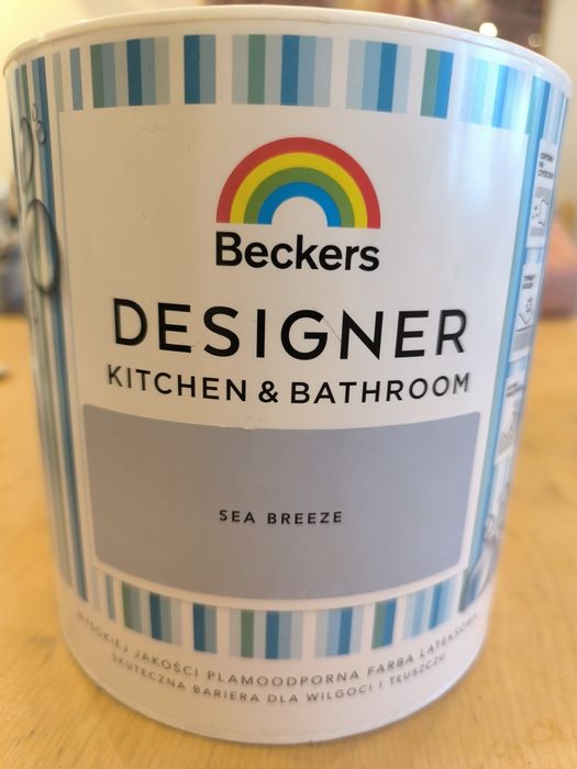 Farba lateksowa Beckers designer sea breez 1 l.