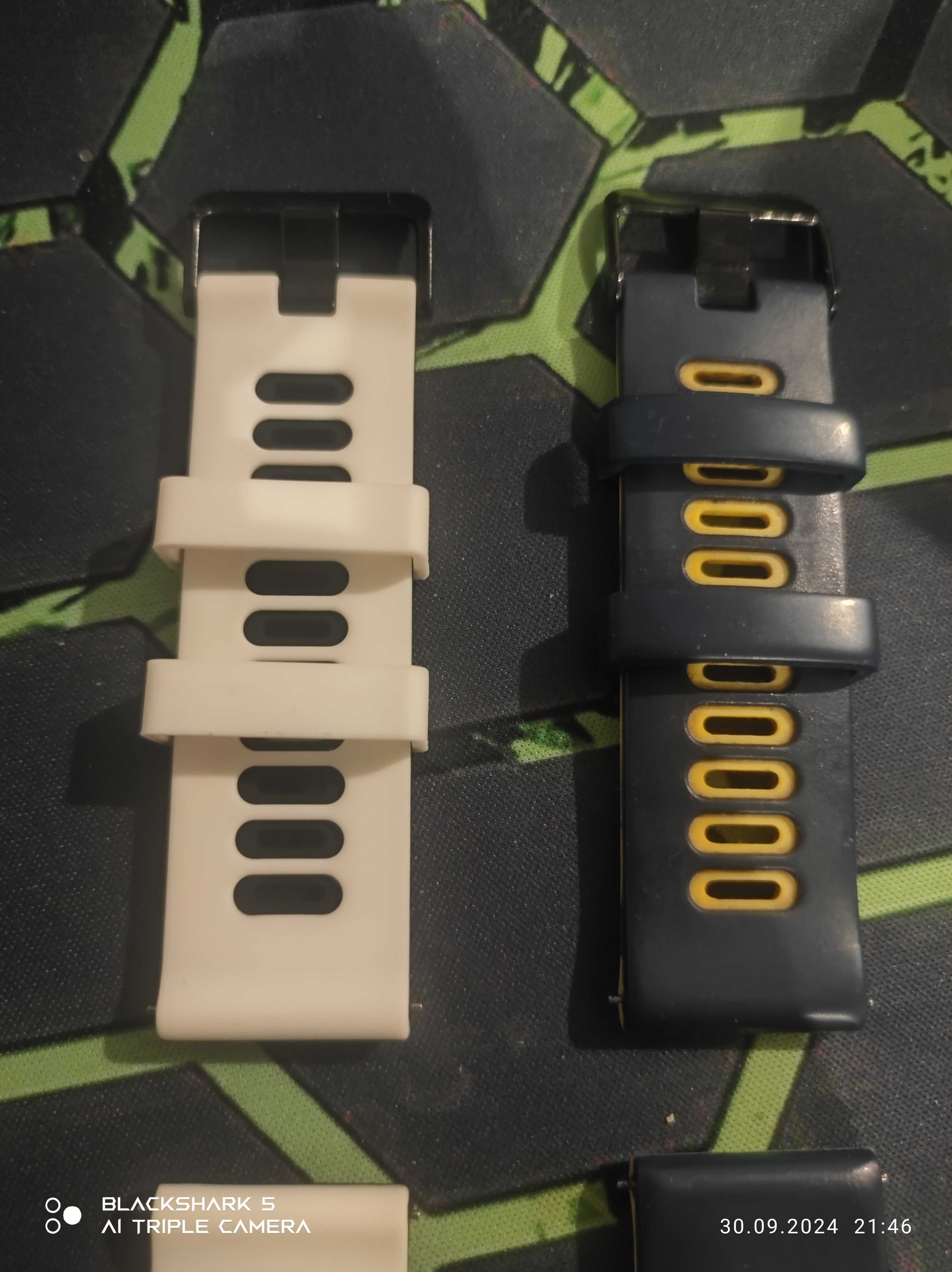 2 szt. Silikonowy pasek do zegarka. 22 mm.