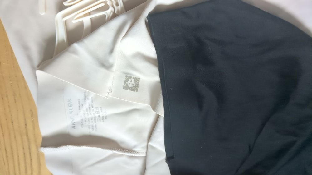 Anne klein wyszczuplające spodenki l 2 sztuki beż czarne