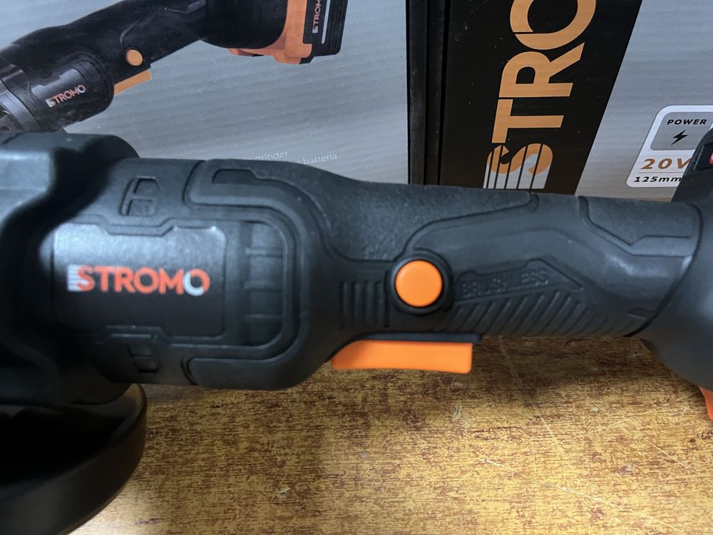 Болгарка акумуляторна Stromo AGA216 Тушка або Комплект з 4А акб + ЗП