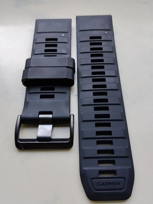 Oryginalny czarno szary pasek Garmin Fenix 8 Quickfit 26