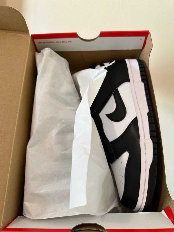 Nike Dunk Low Retro White Black Panda (GS) 39