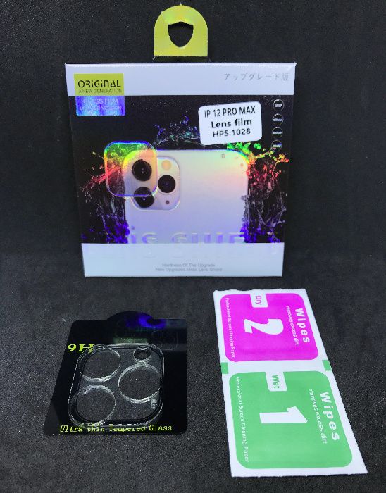 Película de vidro câmara traseira iPhone 12 /12 Mini/12 Pro/12 Pro Max