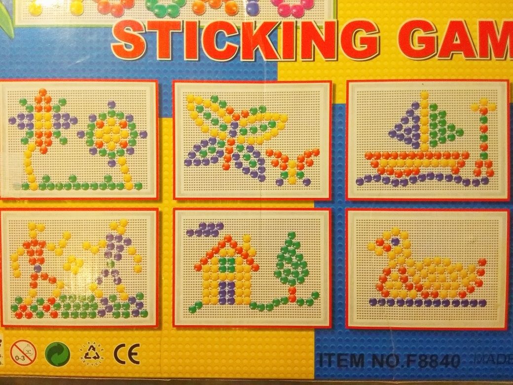 Układanka Mozaika MOSAIC STICKING GAME 148pcs - Zestaw Plastyczny