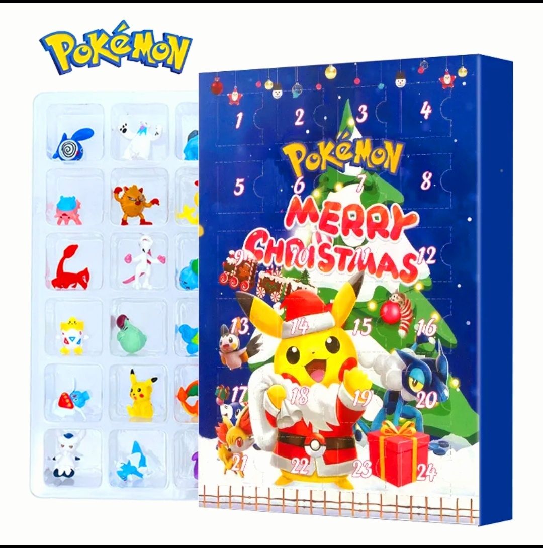 24 Pokémon Calendário Advento (são bonecos brincar e não chocolates)