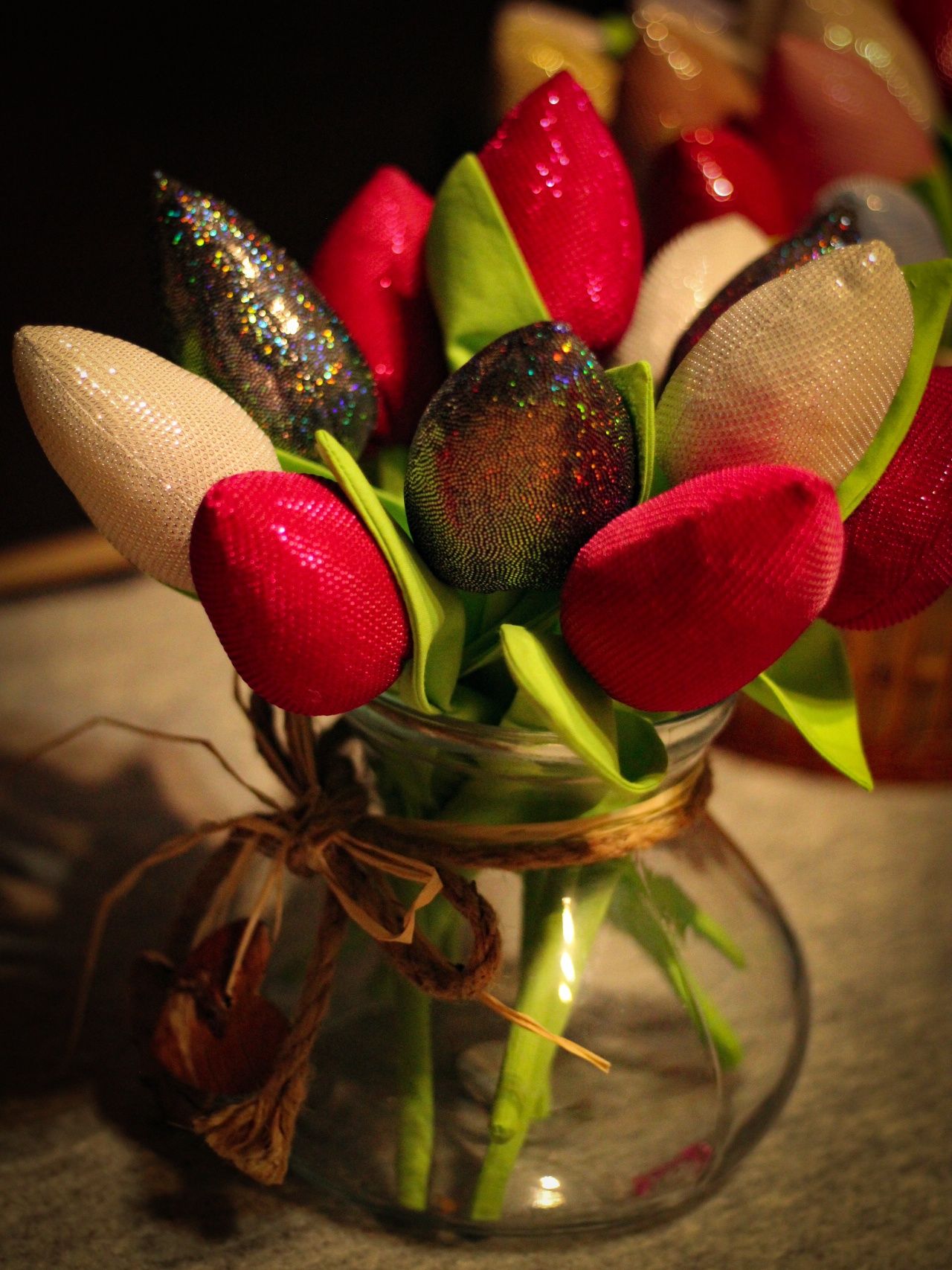 Tulipany handmade 10szt