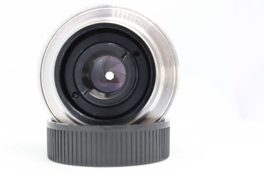 M42 Industar-50 50mm 1:3.5 silver (pancake)