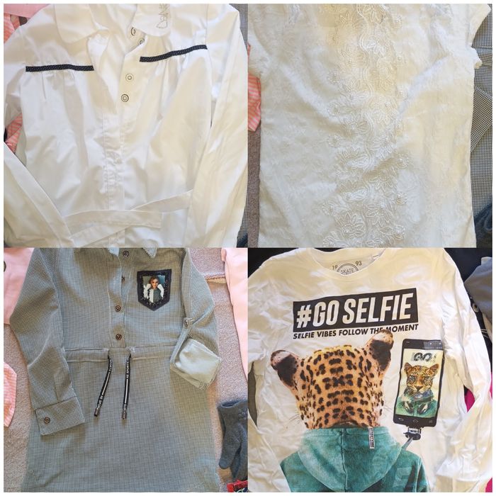 Лот пакет речей на дівчинку 128-140