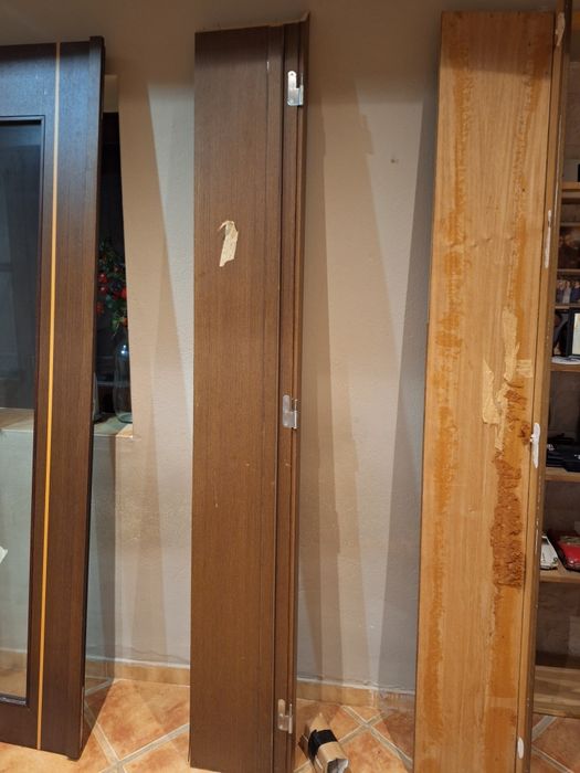 Porta dupla madeira maciça