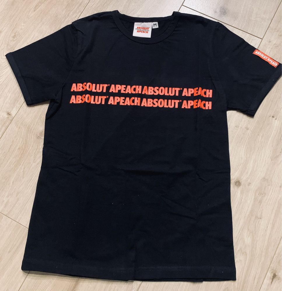 T-shirt dla kelnera, koszulka czarna damska, r. 38 / M, Absolut