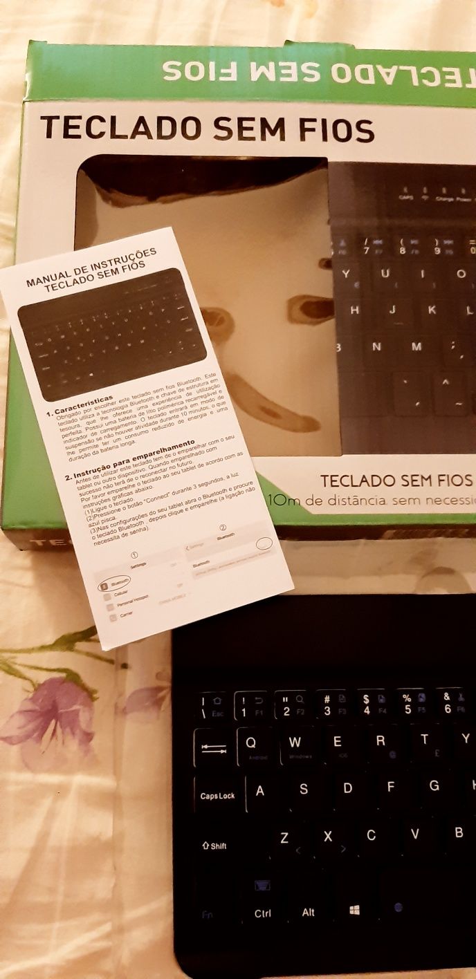 Teclado sem fio.