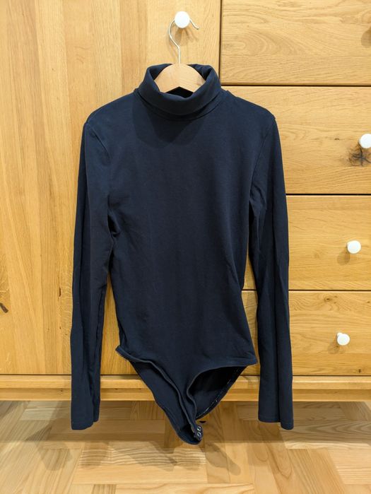 Bawełniany golf body na długi rękaw Bershka rozmiar S