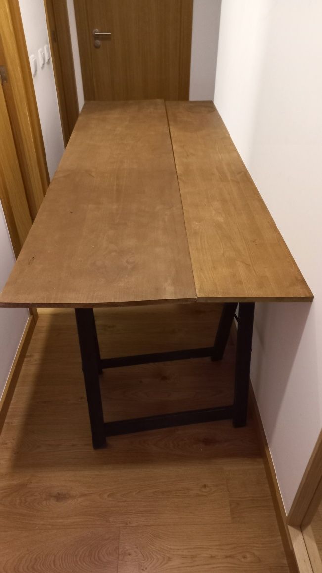 Cavaletes com tampo de mesa ótimo para bancada de trabalho