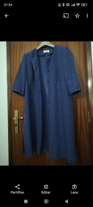 Vestido Azul escuro XXL