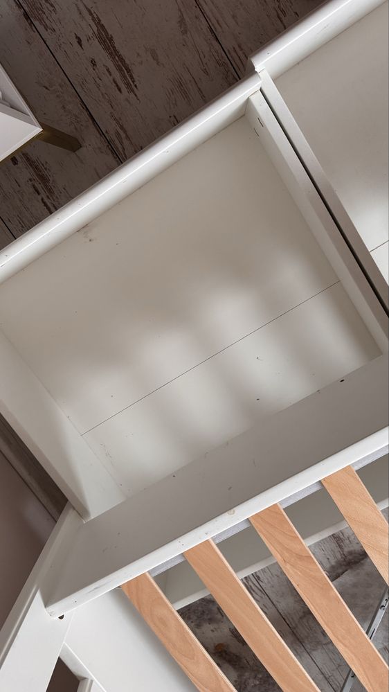 Łozko Ikea SONGESAND z dwoma pojemnikami 140x200