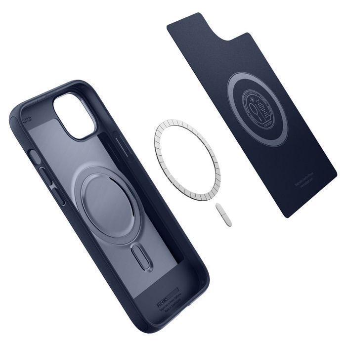 Etui Spigen Mag Armor do iPhone 14 - Granatowe