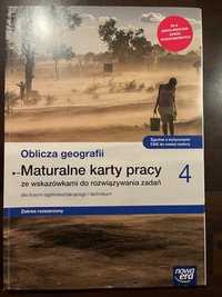 Oblicza geografii, maturalne karty pracy