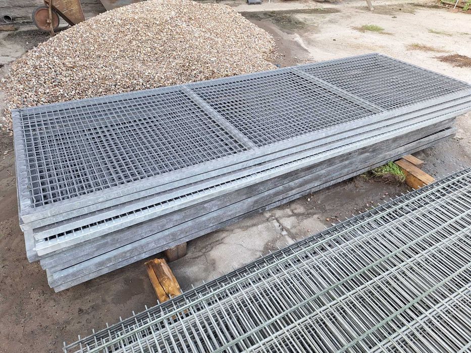Krata pomostowa,podest,ogrodzenie,ocynk