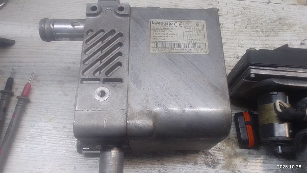 Webasto Ebercpasher вебасто ремонт запчастини