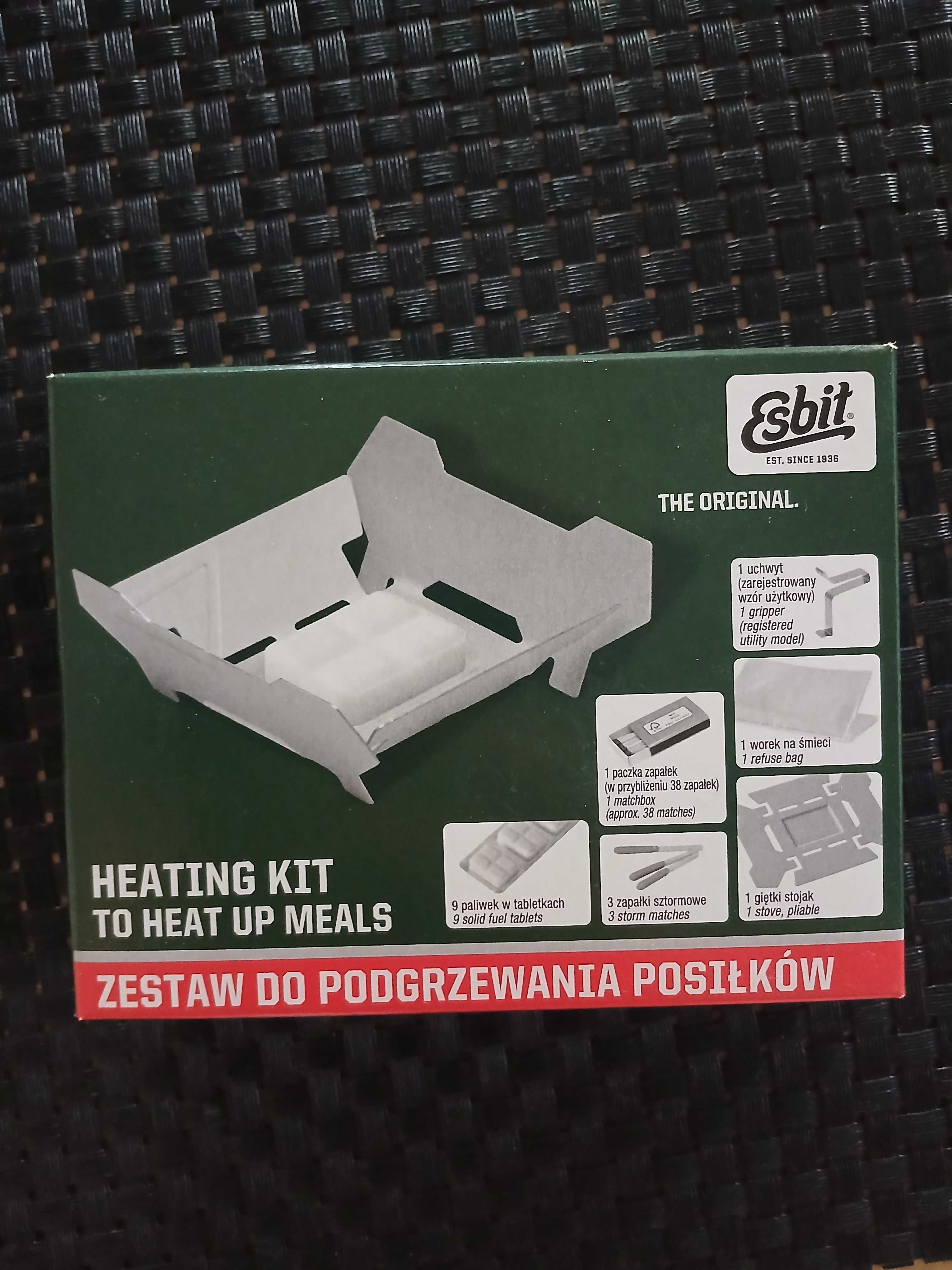 Zestaw do podgrzewania posilkow ESBIT