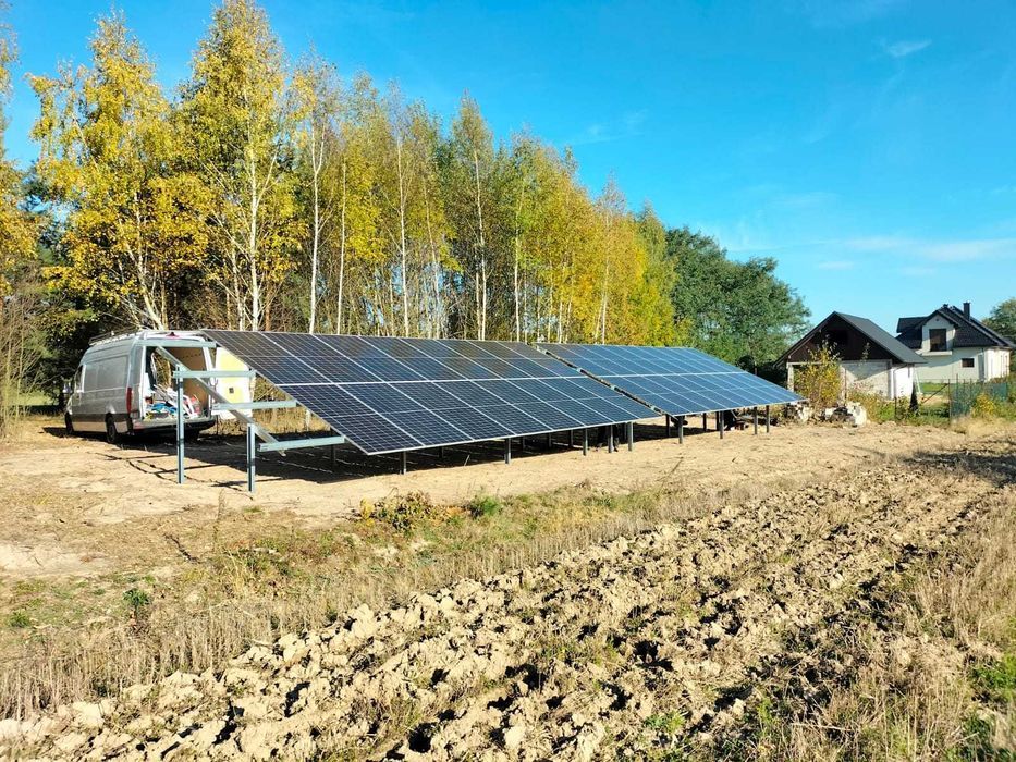 Fotowoltaika 10 Kw + Magazyn energii 10 KW cena z montażem na gruncie