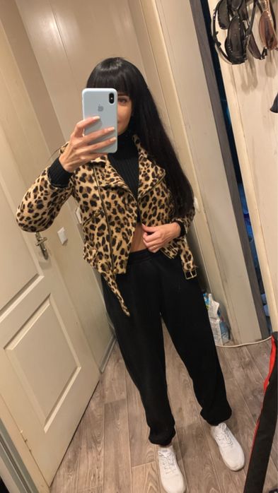 Косуха леопард ZARA р. XS