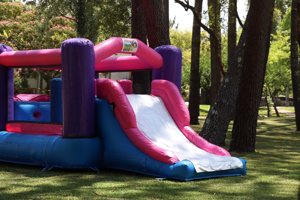 Insuflável Obstáculos Rosa  LOW COAST