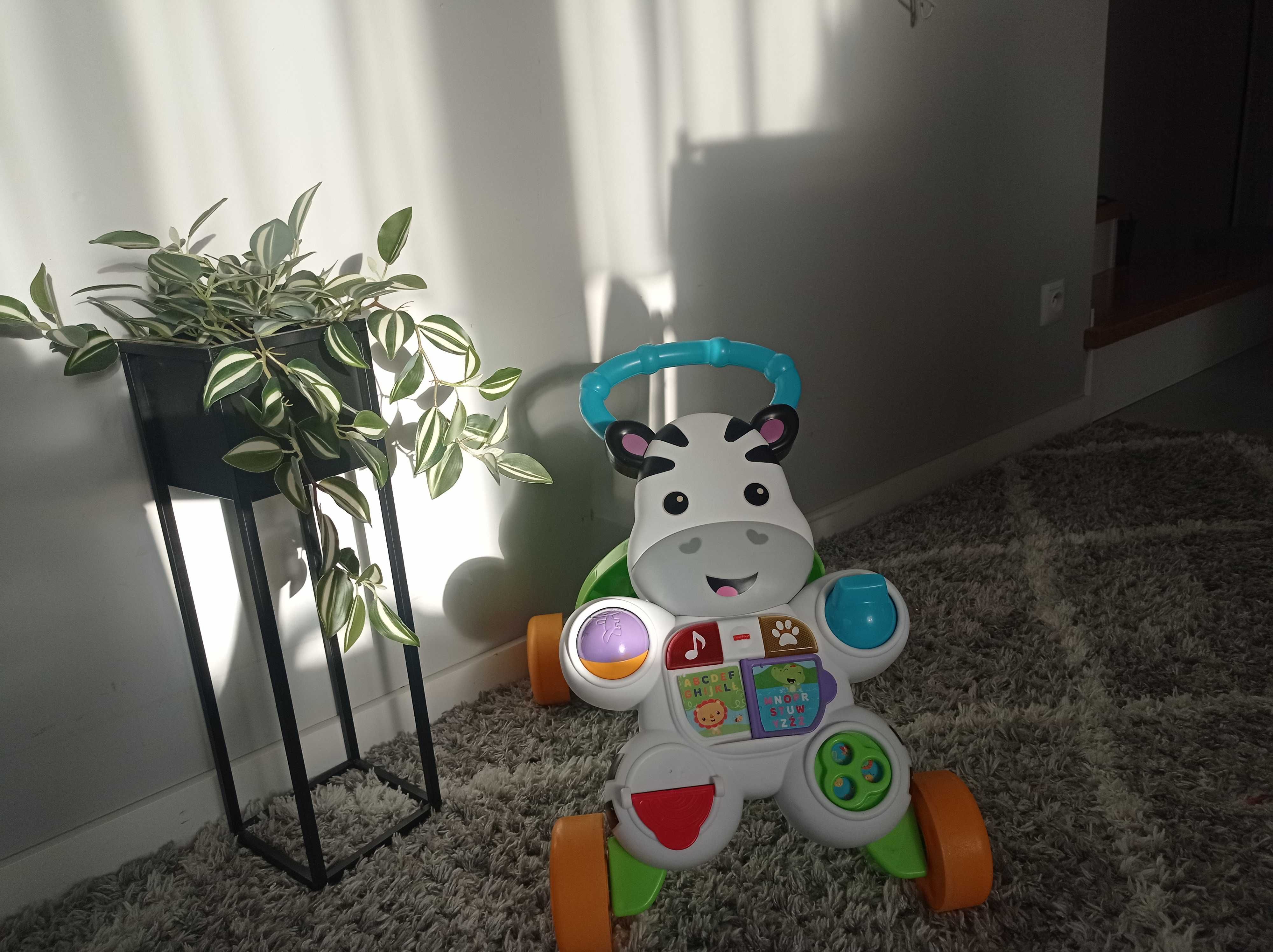 Pchacz chodzik dla dzieci Zebra Fisher-Price