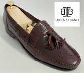 Buty Lorenzo Banfi Loafers roz.42,5 Skóra 100% Made in Italy