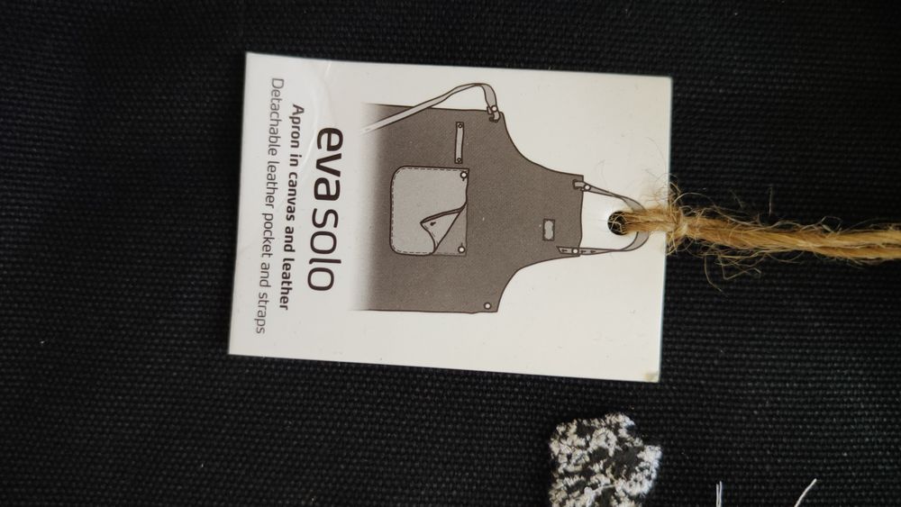 Nowy fartuch kuchenny Eva Solo Tullamore płótno i skóra