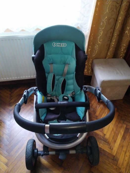 Wózek 2/1 dla chłopca lub dziewczynki oraz worek ubranek dla dziewczyn